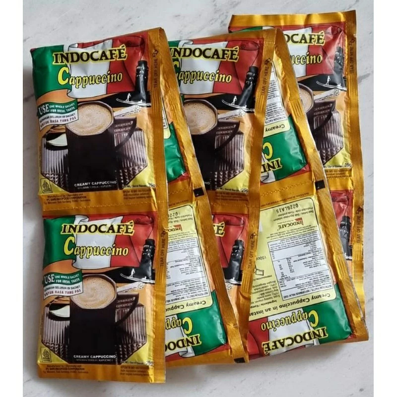 

Indocafe Cappuccino Sachet harga 1 Renceng