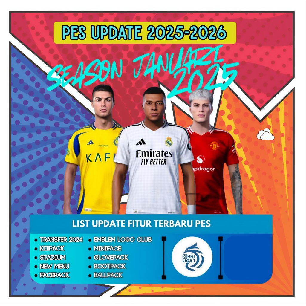 PES 2016 - PES 16 UPDATE TERBARU 2025-2026 - 24GB