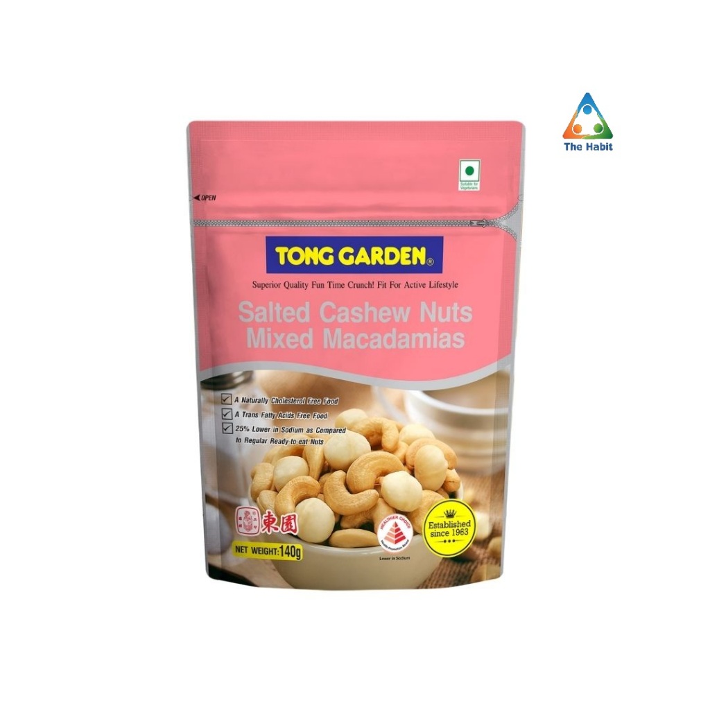 

(The Habit) Tong Garden 140g Salted Cashew Nuts Mixed Macadamias
