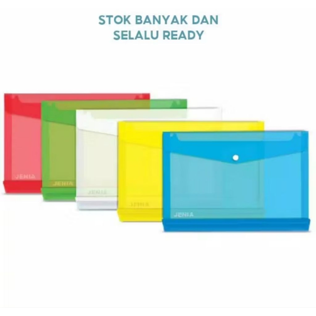 

map kancing A4 warna warni – simple & multifungsi