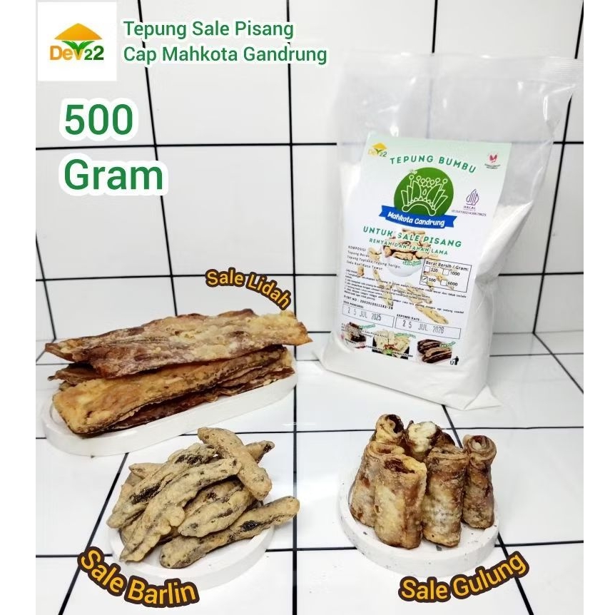 

Tepung sale pisang barlin 500g Renyah khas banyuwangi