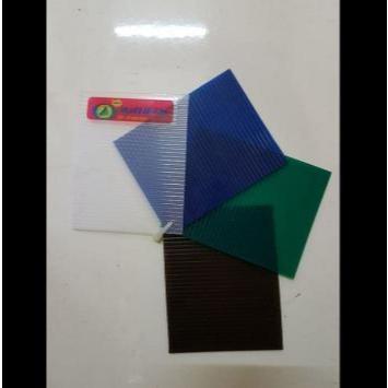 Plastik Fiber Plat polos 1.2mm / Plastik Fiber Penutup Pagar polos 1.2