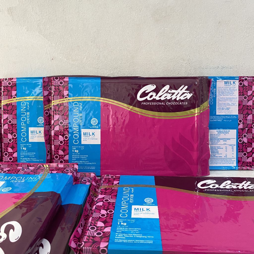 

Colatta milk compound chocolate 1kg | colatta milk compound | colatta milk | cokelat colatta | milk cokelat