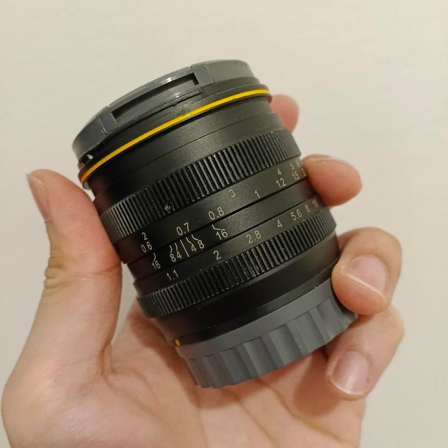 Kamlan 50mm f1.1 Canon M Mirrorless Lensa Manual Super Bokeh