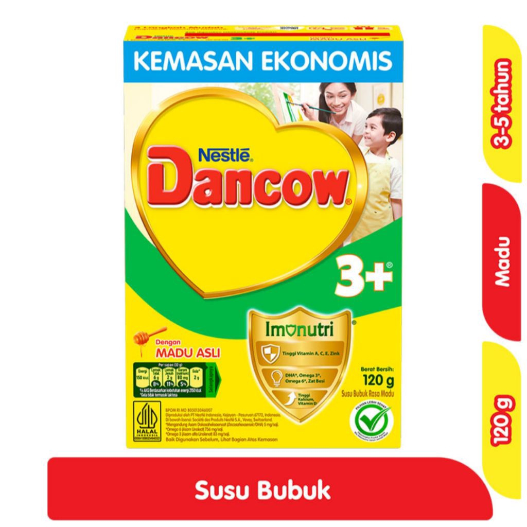 

Nestle Dancow 3+ Imunutri Susu Pertumbuhan Anak Usia 3-5 tahun Madu Box 120gr