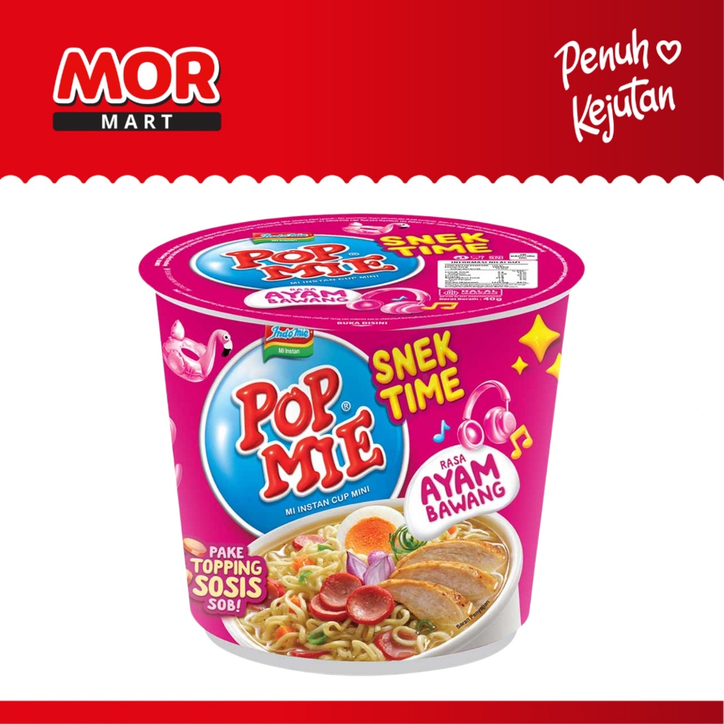 

POP MIE Instan Cup Rasa Ayam Bawang 75 gr