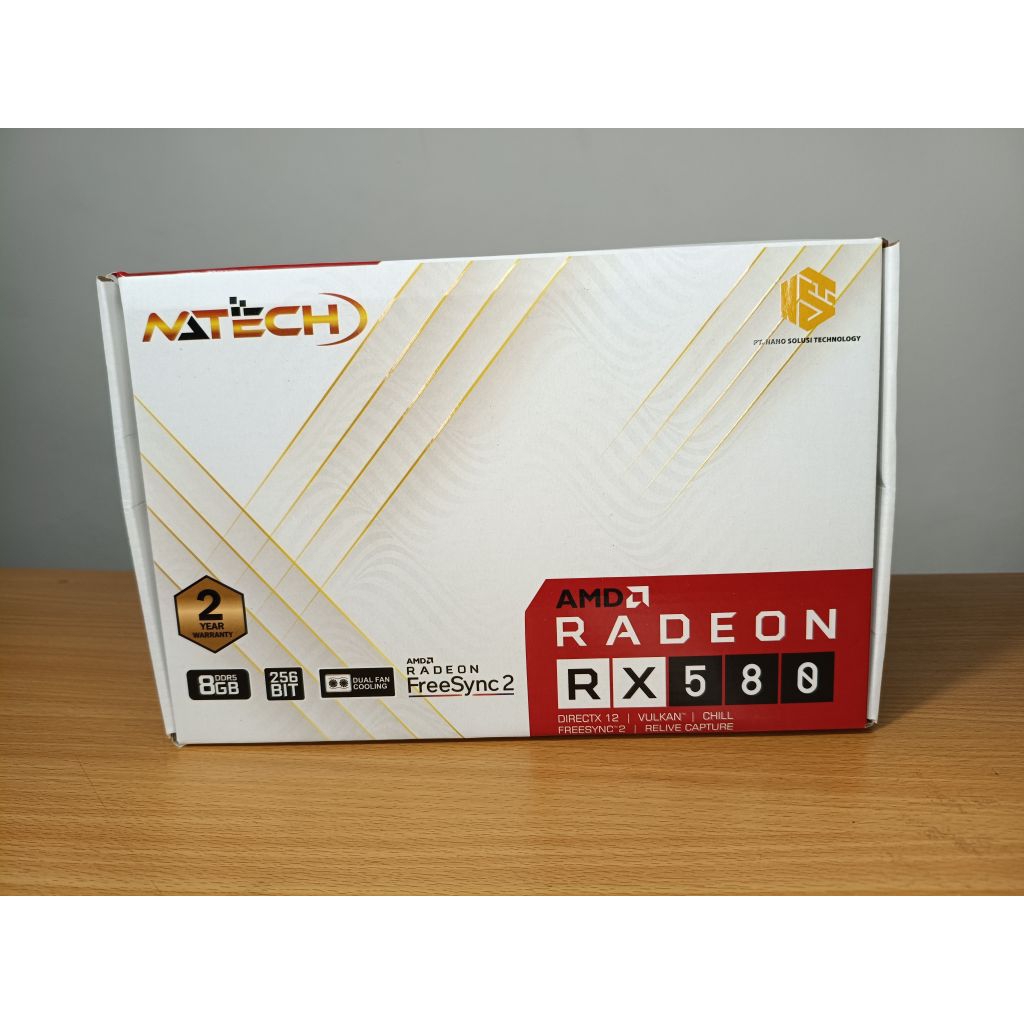 VGA CARD / VGA INVIDIA RX580/ VGA NATECH RX580 8GB DDR5 256BIT