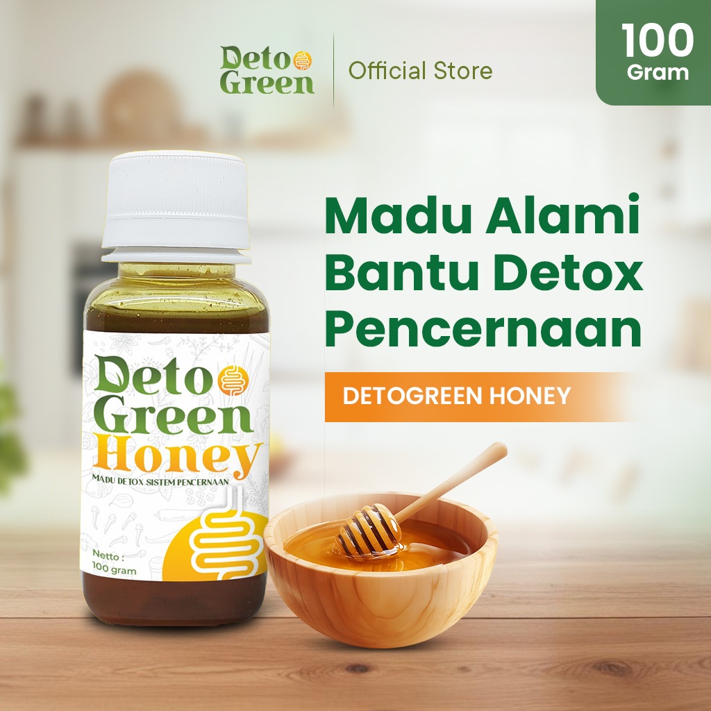 

DETOGREEN 1 Botol Madu Detox Herbal 100 Gram