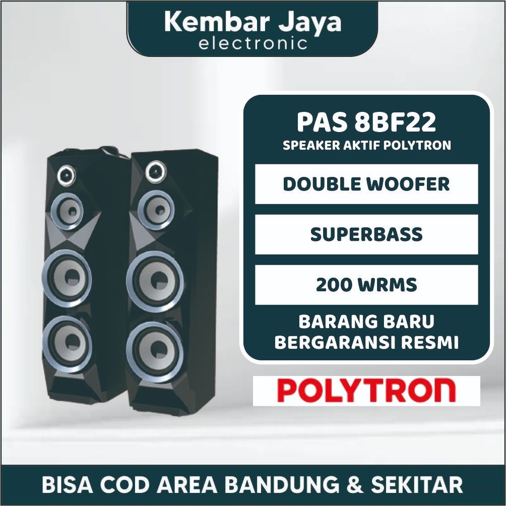 SPEAKER POLYTRON PAS 8BF22/ PAS 8FF32 INCLUDE MIC / SPEAKER POLYTRON PAS 8F22