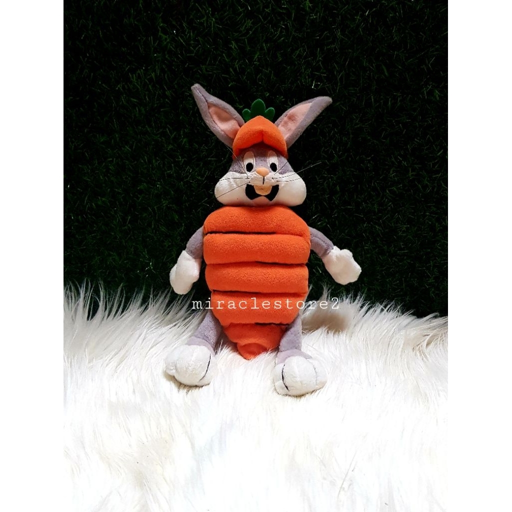 Boneka Bugs Bunny kostum wortel