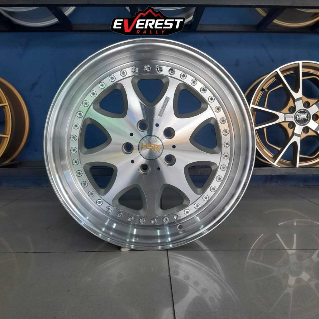 VELG CELONG HSR BAVARIA UNTUK MOBIL CIVIC, MERCY RING 18 LEBAR 85/95 BAUT 5X112 SMFL