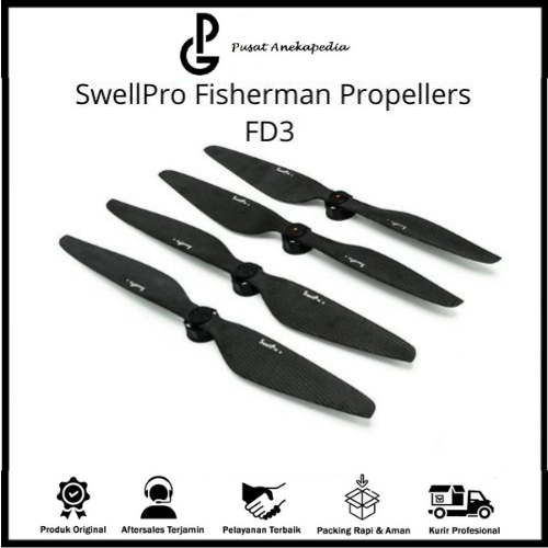 SwellPro Fisherman FD3 Drone Carbon Fiber Propellers Baling Baling Original New