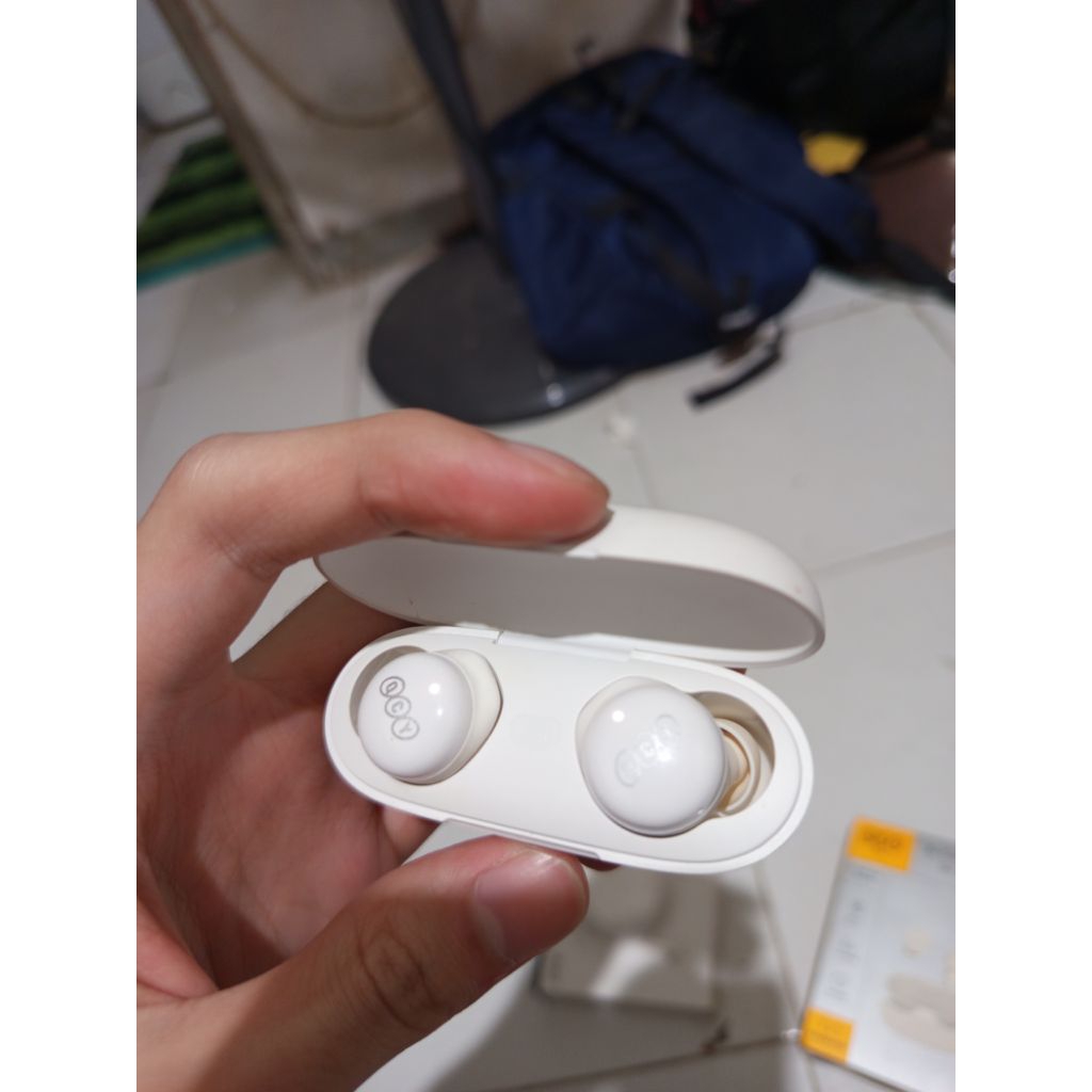 BEKAS | TWS qcy t17 & oppo enco buds 2 & fantech wave 10