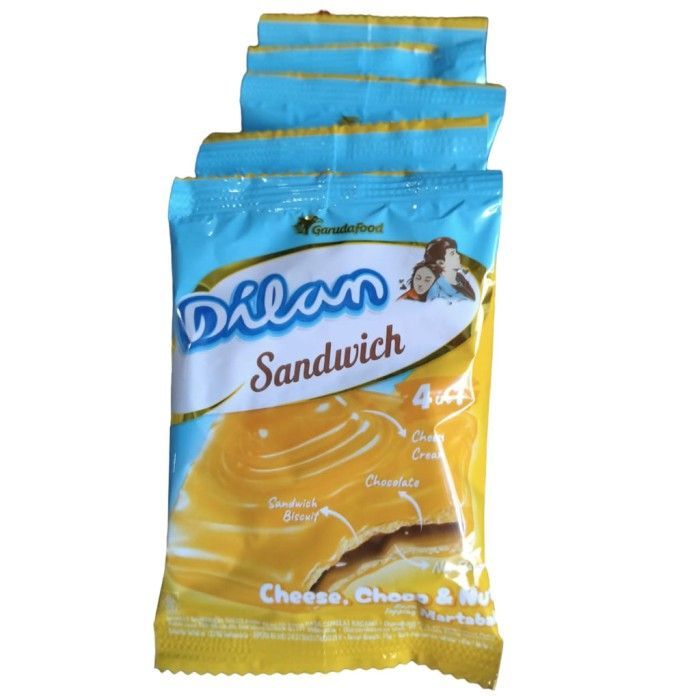 

Sehati Snack - Dilan Snack Cheese, Choco and Nut Sandwich | 1pack(20pcs)