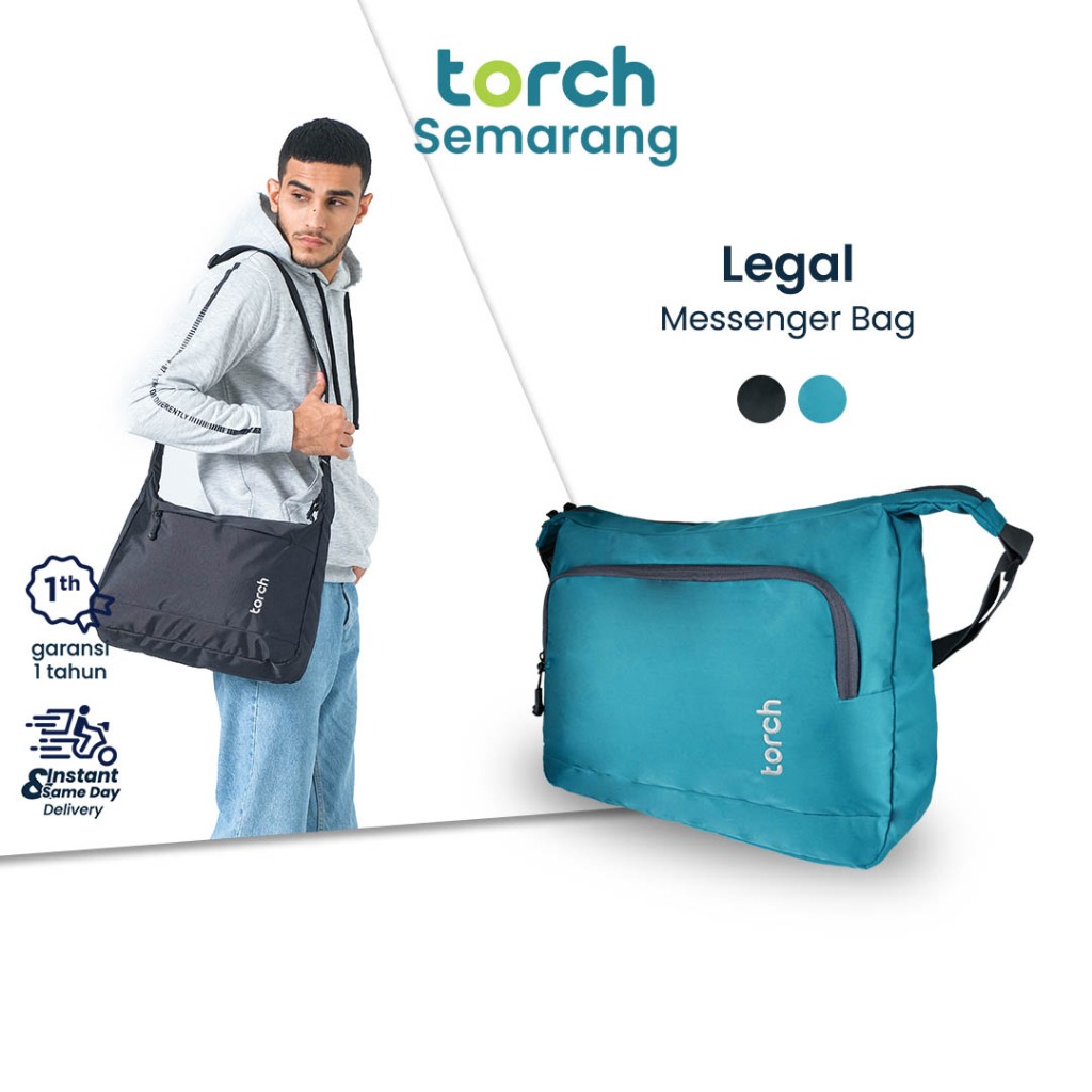 TORCH Messenger Bag Laptop Pria Wanita Legal | Tas Selempang Kantor Kerja Sekolah