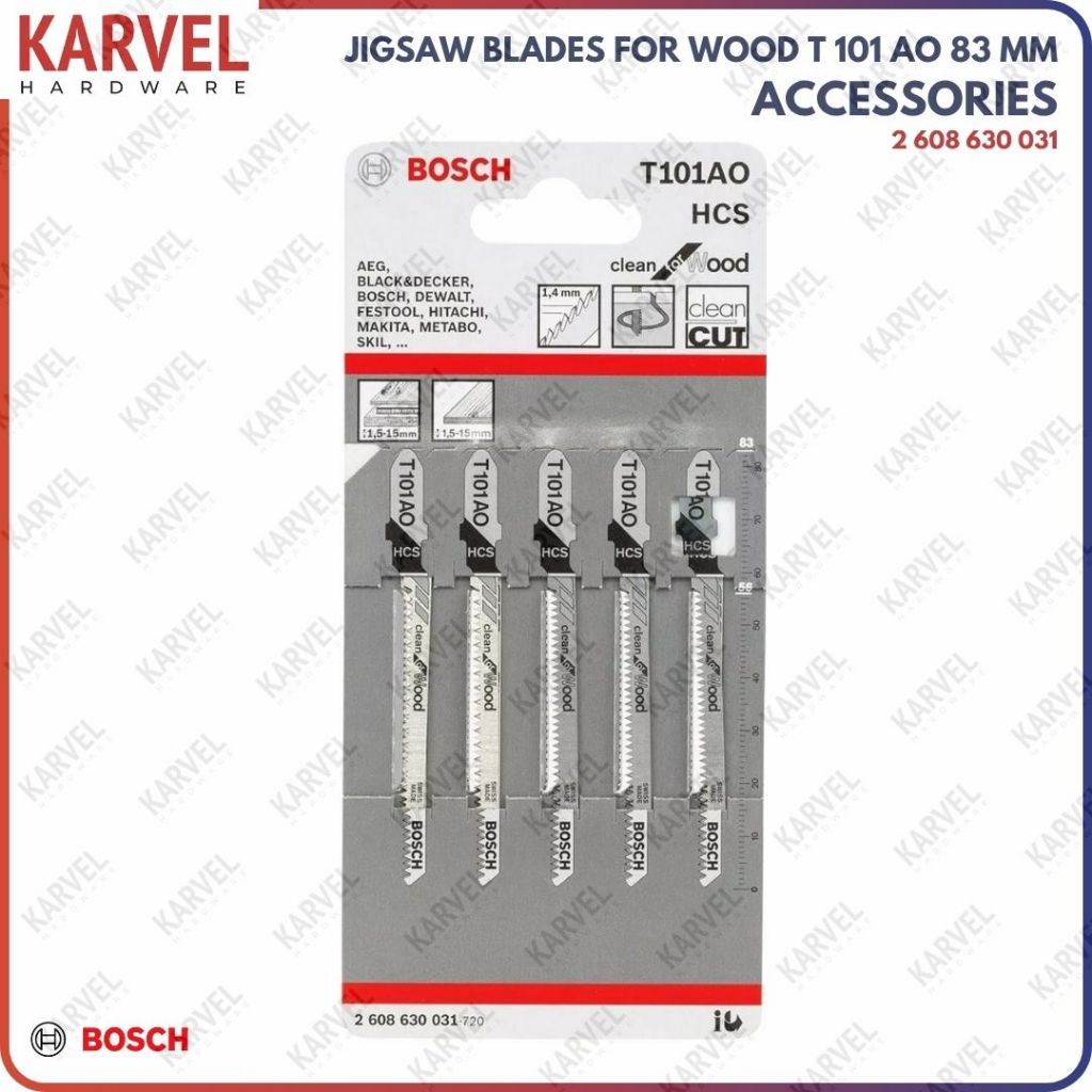 BOSCH Jigsaw Blade / Mata Jigsaw T101AO