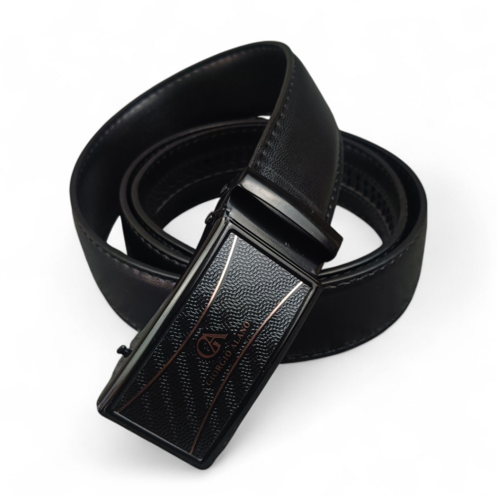 Sabuk Pria Kepala Rell Kulit Sintetis | Gesper Dewasa Premium