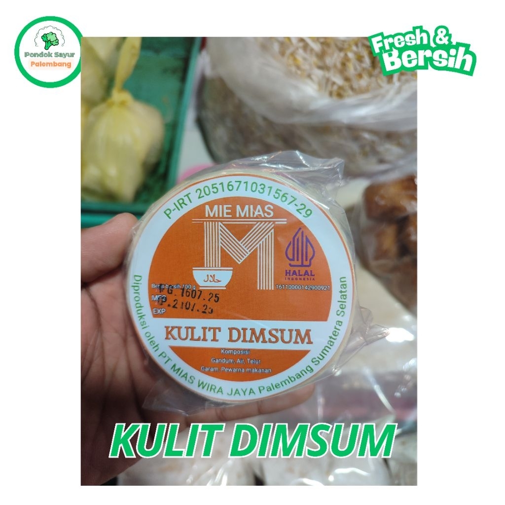 

KULIT DIMSUM PONDOK SAYUR PALEMBANG