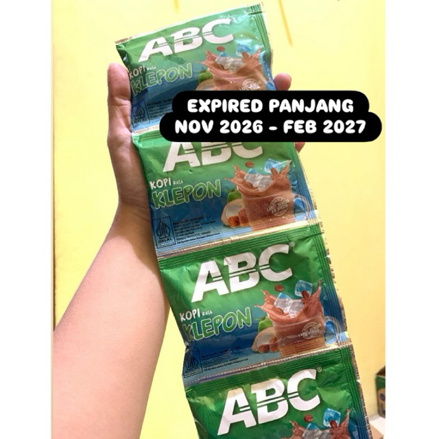 

(EXP 2027) kopi ABC Klepon renceng isi 10 sachet