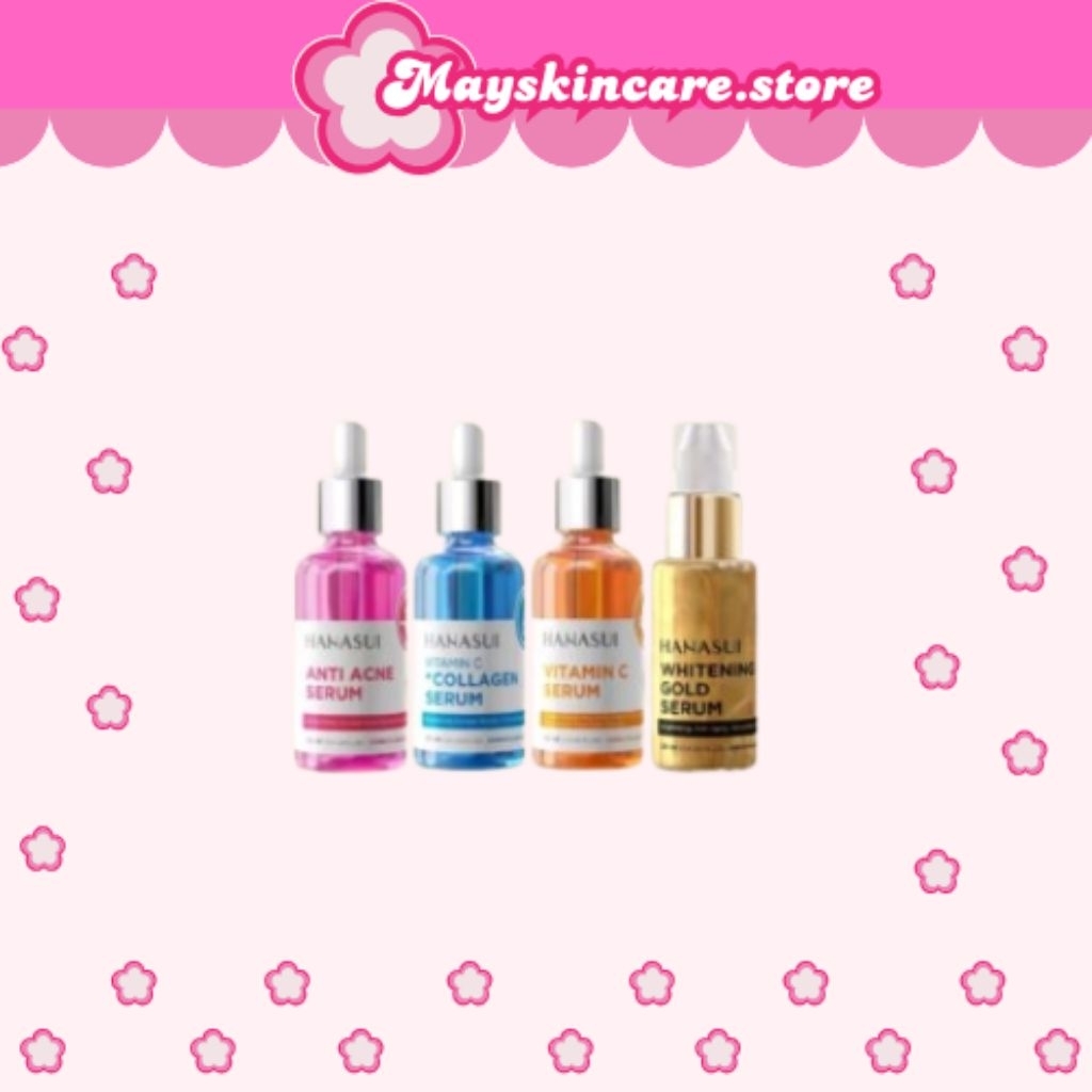-MAYSKINCARE.STORE-  HANASUI  VIT C SERUM | HANASUI VIT C COLLAGEN SERUM | HANASUI ACNE SERUM | HANA