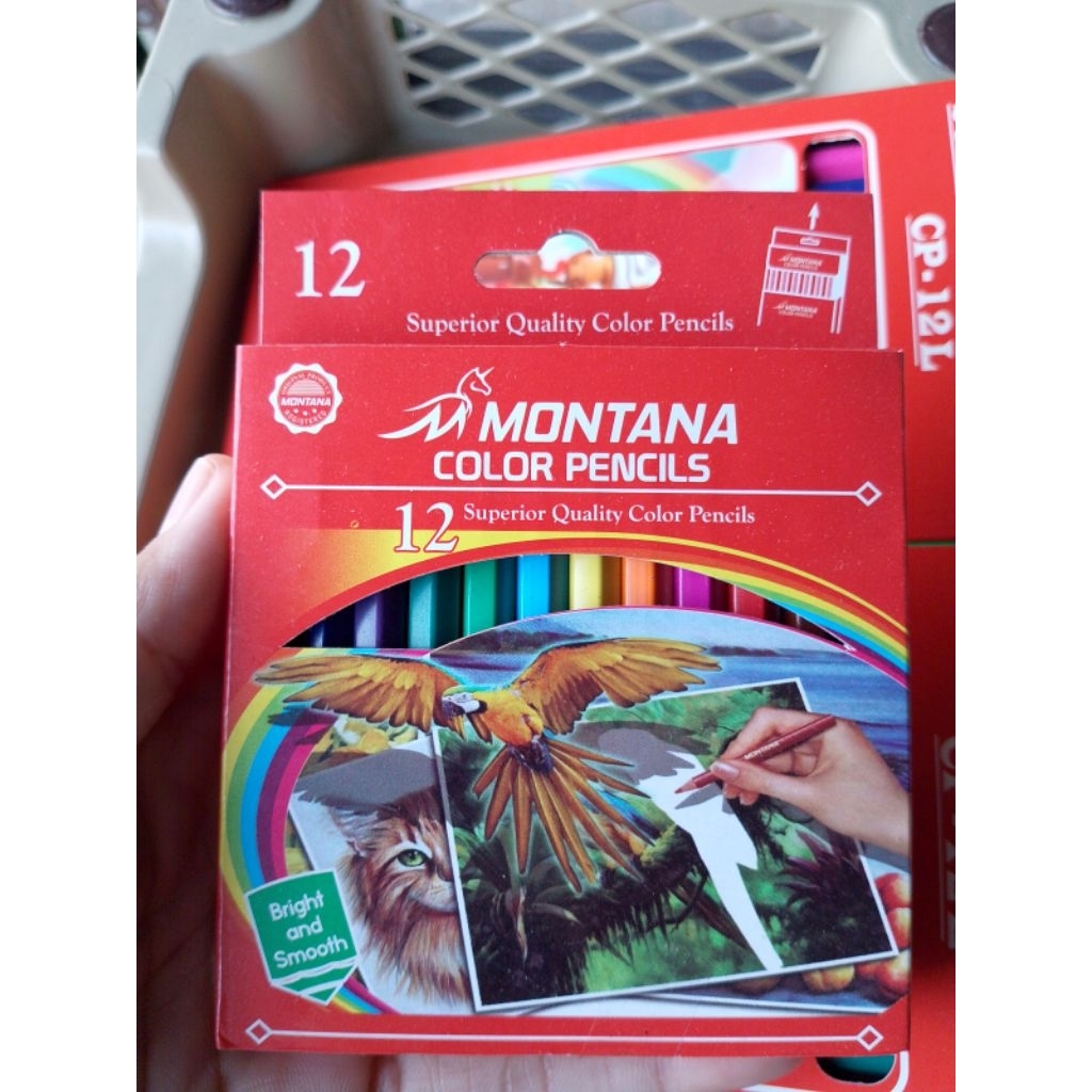 

Pencil / Pensil Warna Montana 12 Warna Pendek