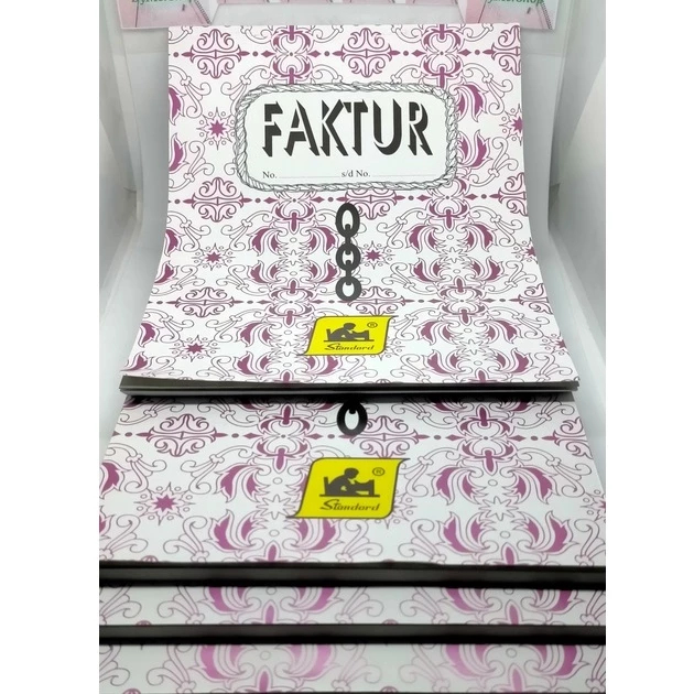 

Faktur - nota Standart - bon kontan 3 ply besar merk standard rangkap tiga Besar Ori 100% Original Asli Authentic