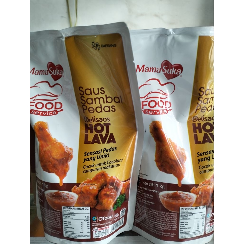 

SAUS DELISAUS HOT LAVA 1KG POUCH.