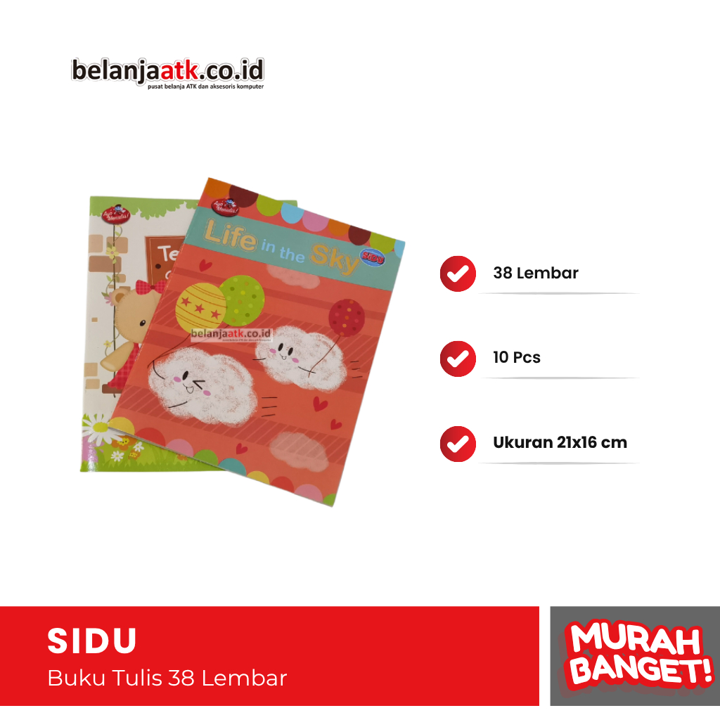 

Buku Tulis Sidu Isi 38 Lembar