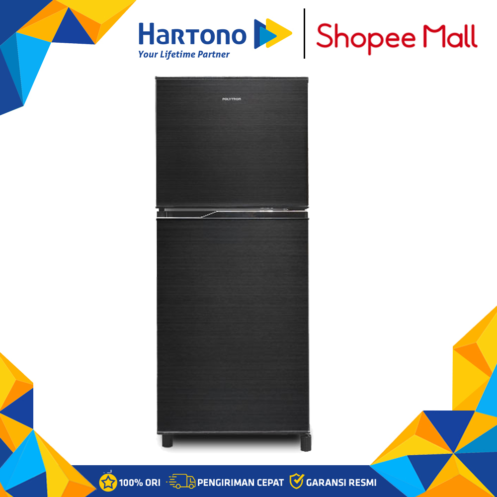 Polytron 200L Kulkas 2 Pintu 2 Door Refrigerator PRB200Y