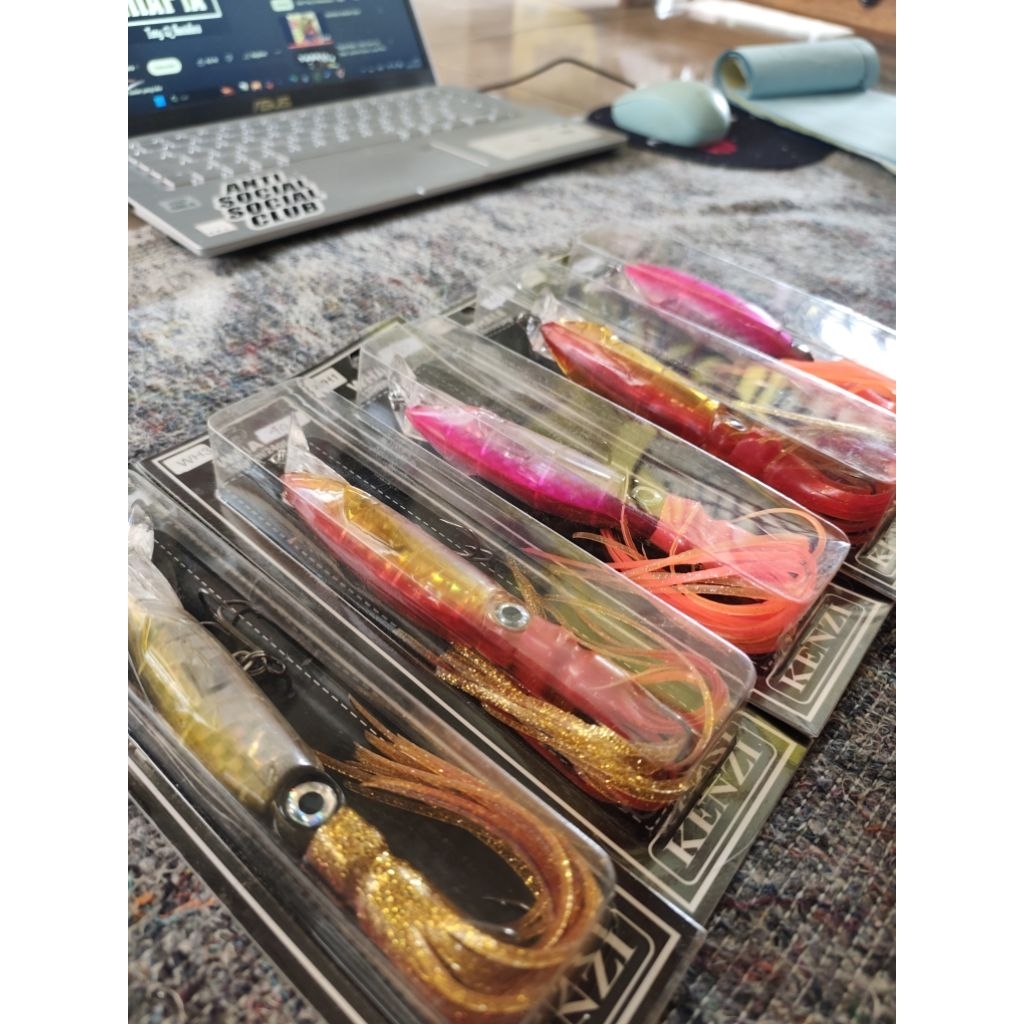 Kenzi whale umpan pancing tiruan (lure) uk 13 cm/ ikan mainan air tawar & laut