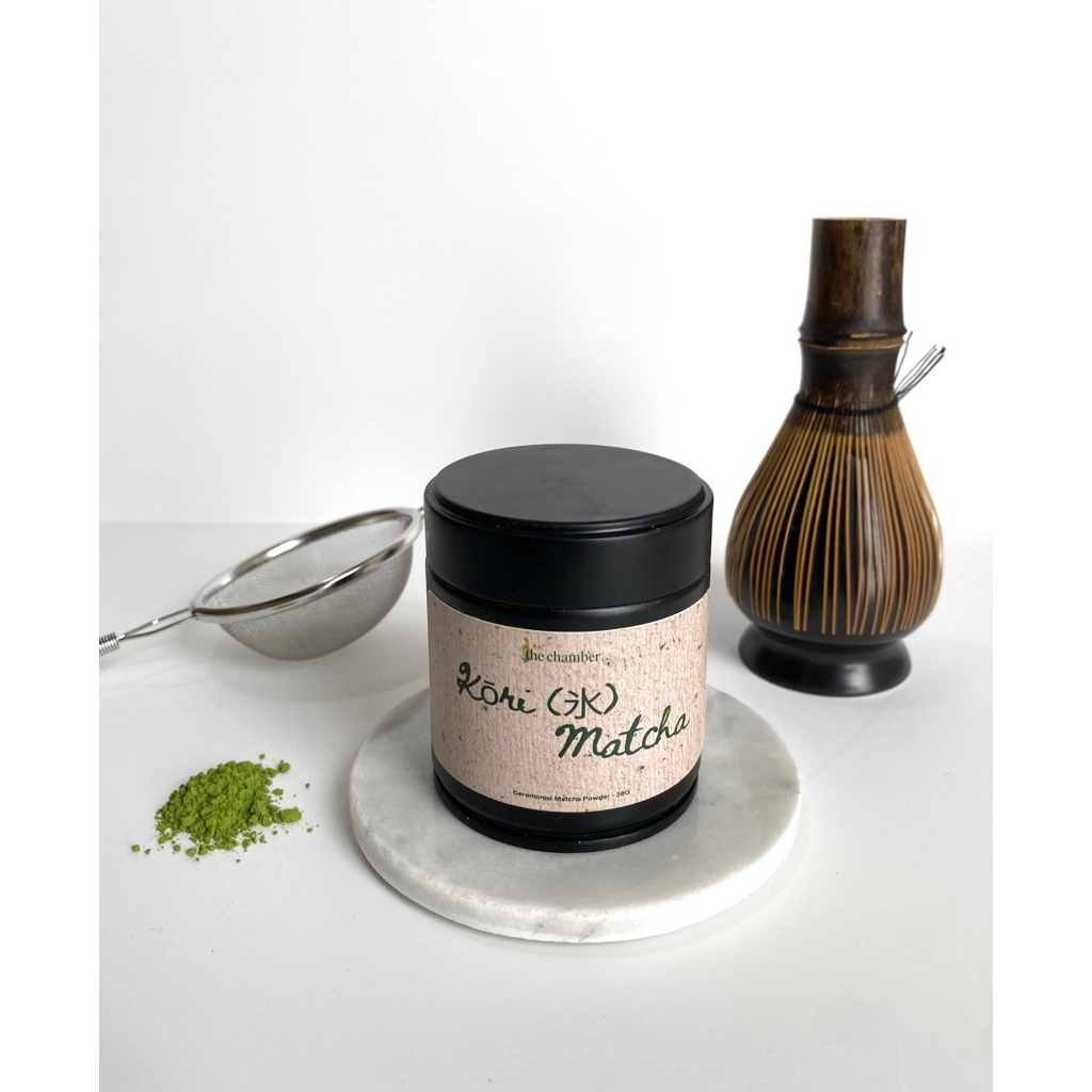 

Kori Matcha 30 Gr - Ceremonial Grade Matcha Jepang Kagoshima | The Chamber Tea