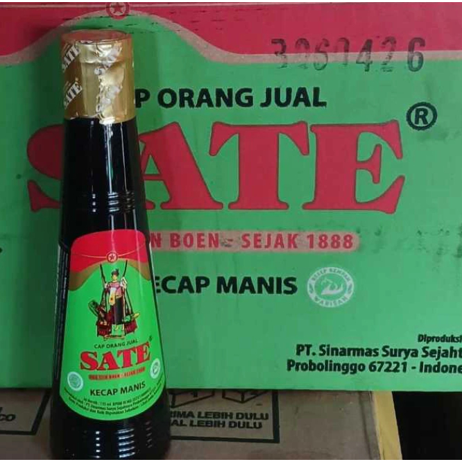 

Kecap manis cap sate 135ml/Kecap manis sate 135ml botol/Kecap manis/Sate/Cap orang jual sate
