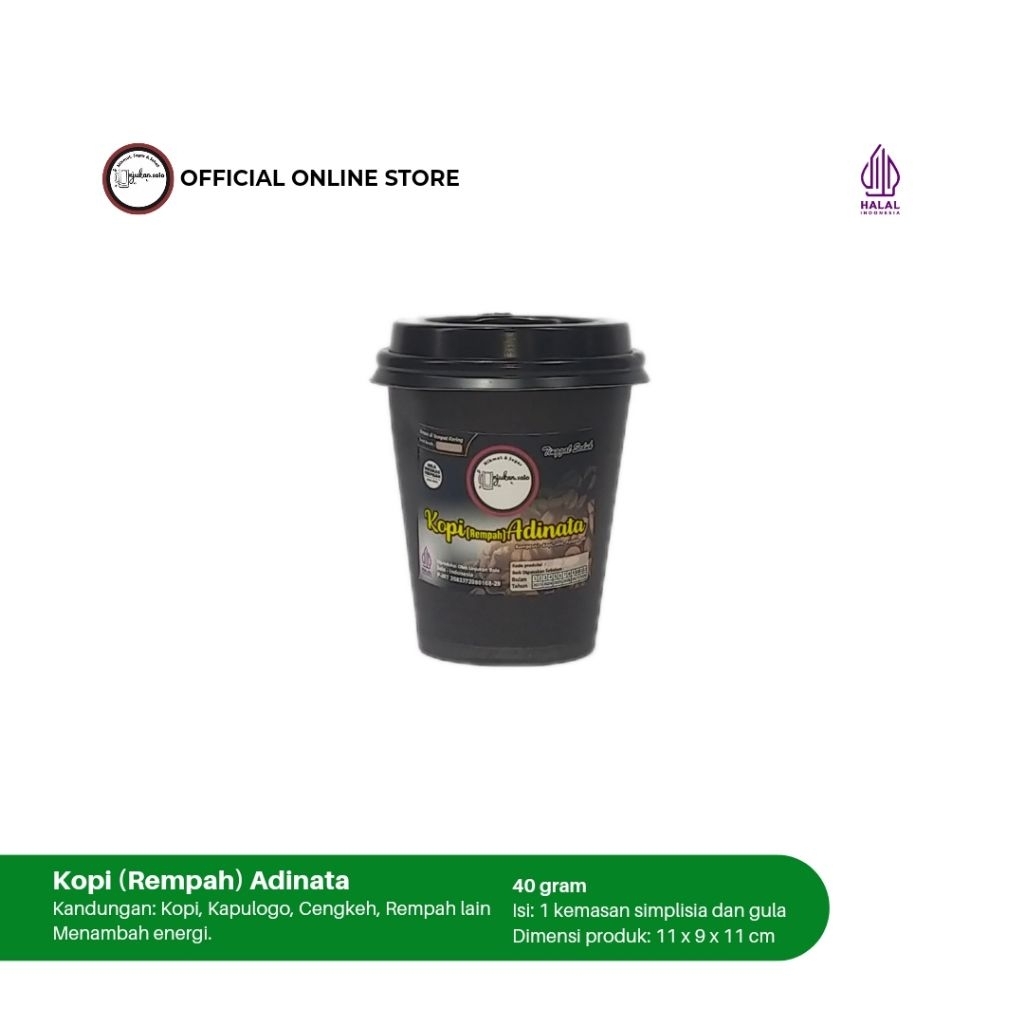 

Kopi Rempah Papercup Unjukan Solo/ Menambah energi