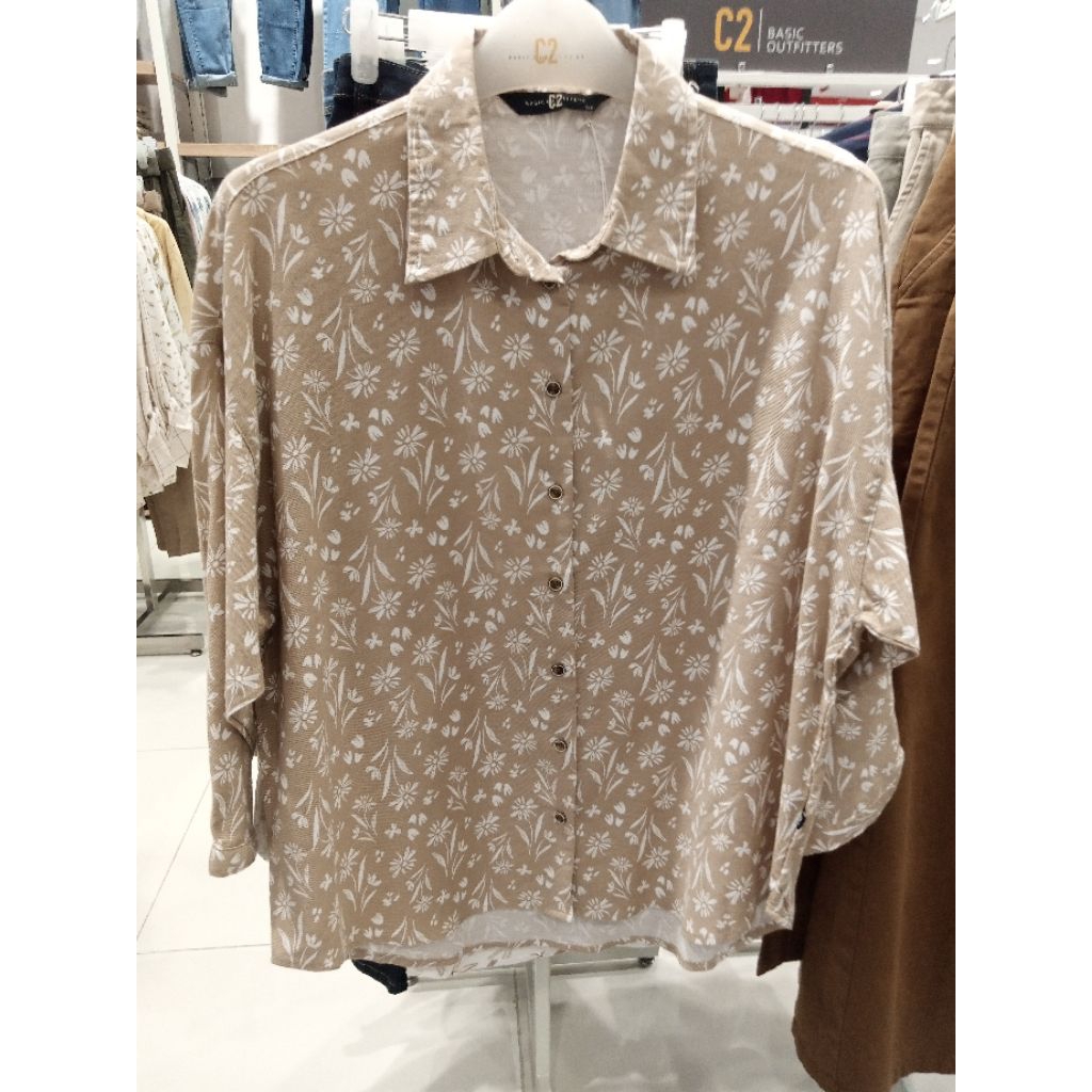 C2 Kemeja Atasan cewek New Arival S-2XL brand matahari Original