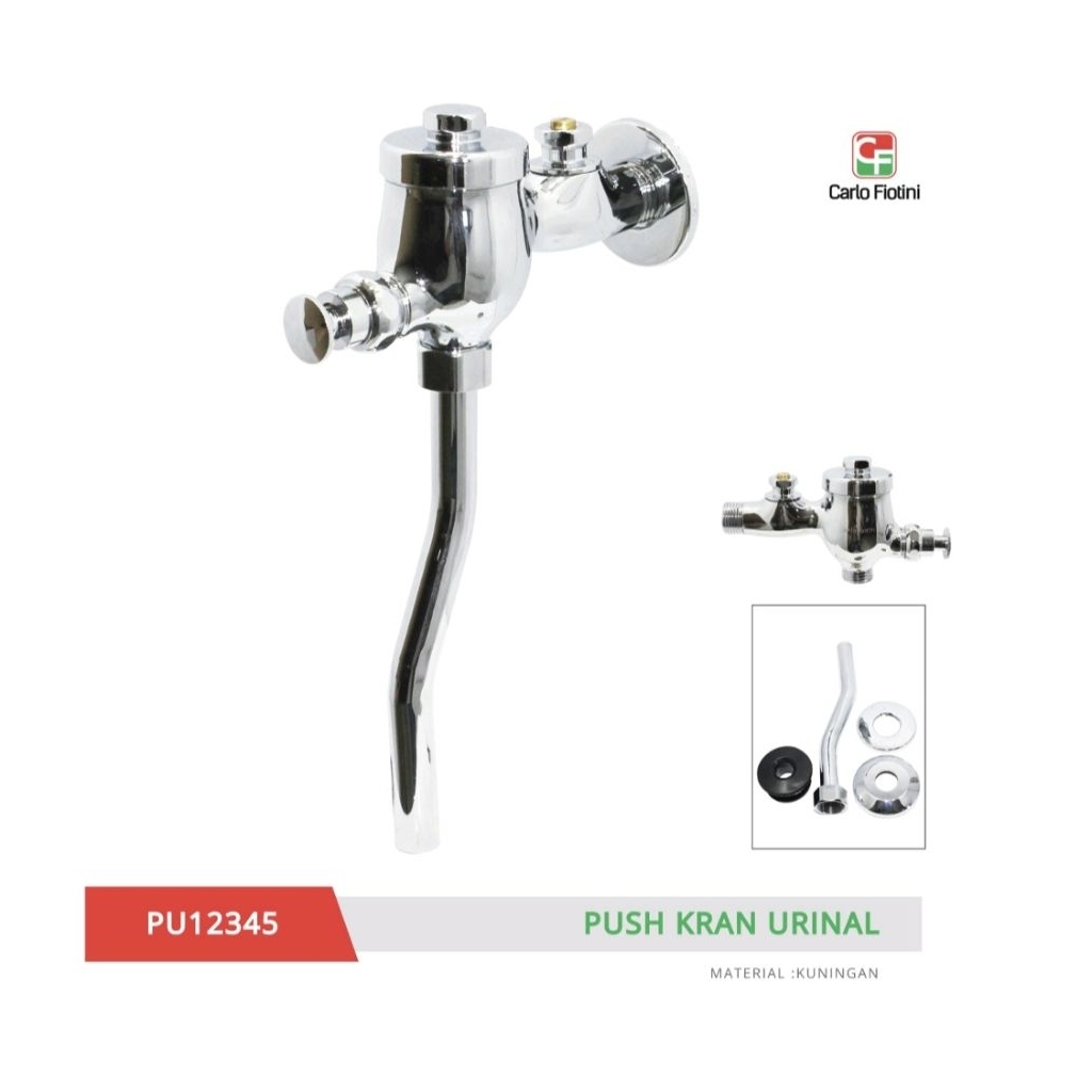 Push Kran Urinal Carlo Fiotini / kran urinal kuningan