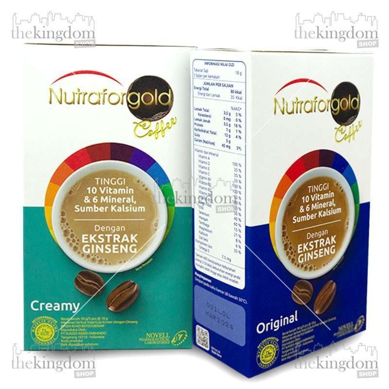 

[oddsolshop] pekanbaru/Nutrafor Gold Coffee 5 PCS 18GR Ekstrak Ginseng