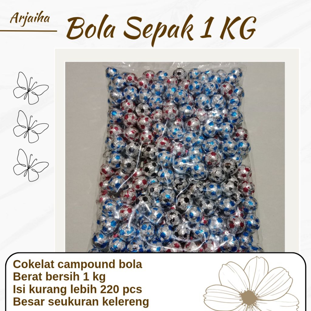 

COKELAT BOLA 1 KG / COKLAT / CHOCO BALL / COKELAT COMPOUND