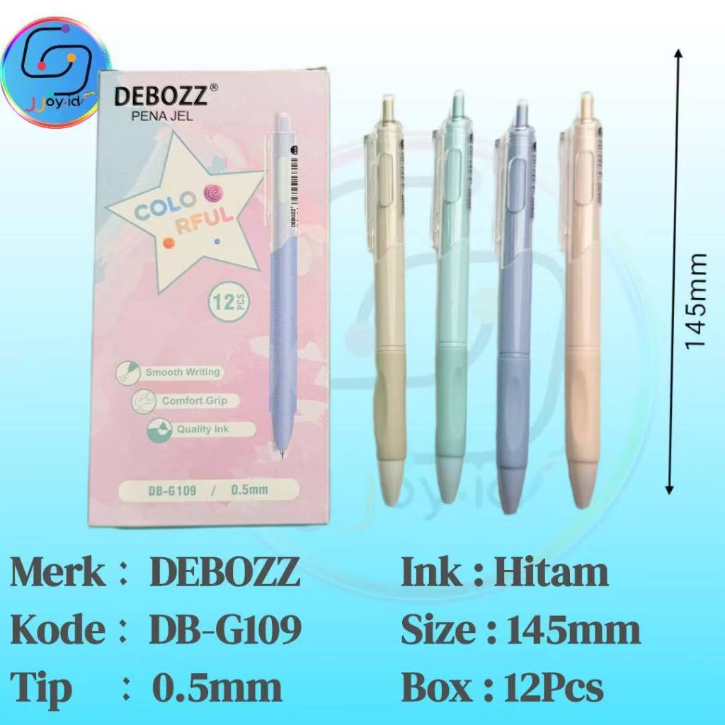 

Alat Tulis Gel DEBOZZ DB-G109 dengan Tinta Hitam 0.5 mm - Stationery | Pena | Ballpoint