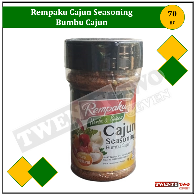

[6 X]Rempaku Bumbu Dapur Cajun Powder 70 gr