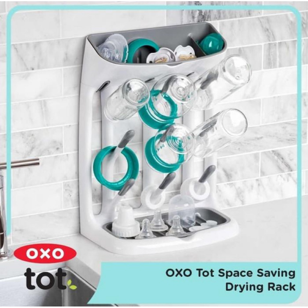 OXO tot Space Saving Drying Rack - Rak botol / Baby stuff