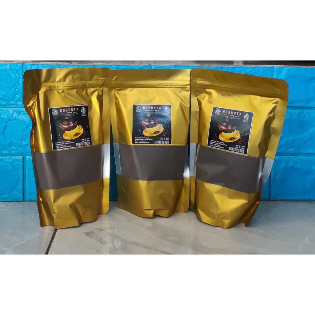 

Kopi Hitam Bubuk Robusta Tanpa Gula Berat 300gram