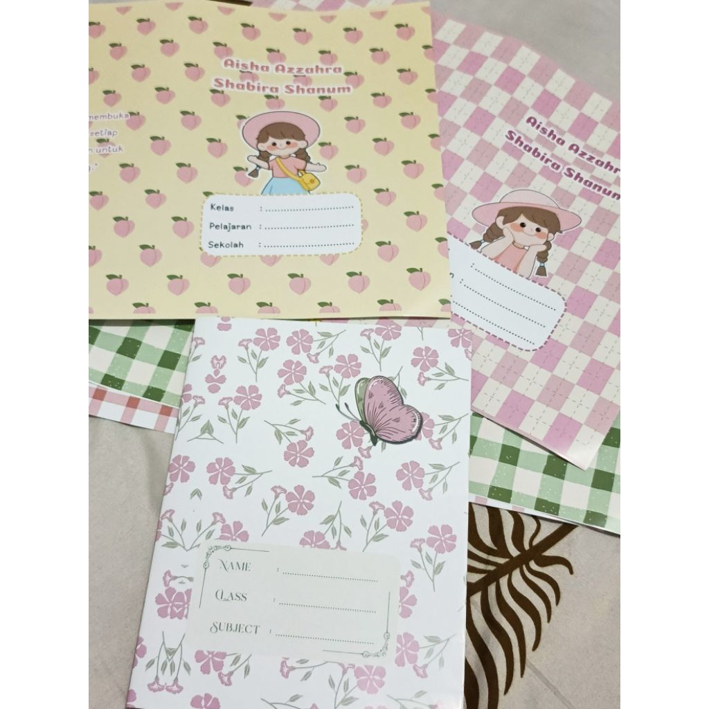 

10lbr Sampul Buku Tulis Custom Nama