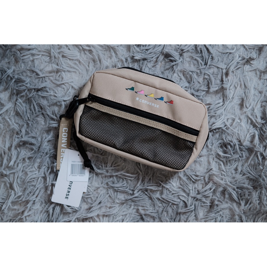 Converse Pouch Sneakers Print Beige Exclusive Converse Japan