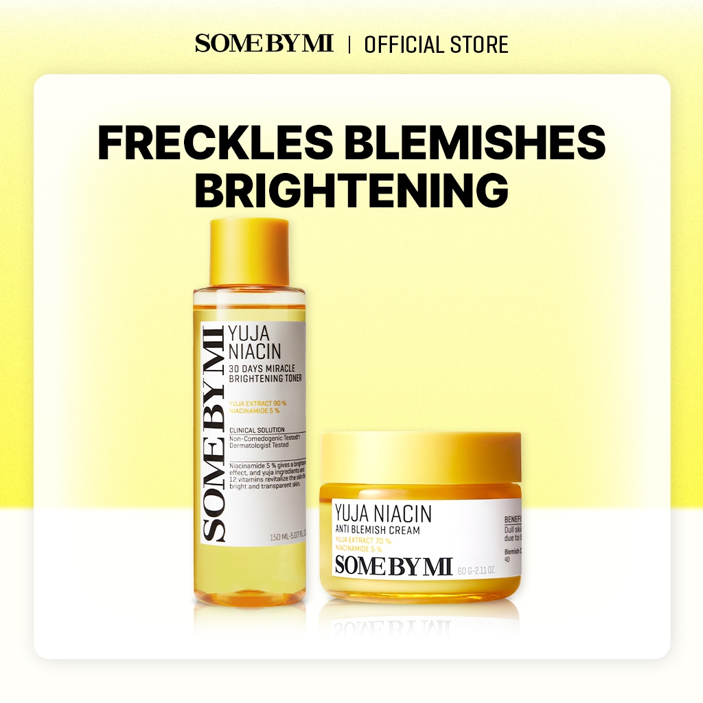 SOME BY MI Yuja Niacin Toner+Cream 2 Step Set