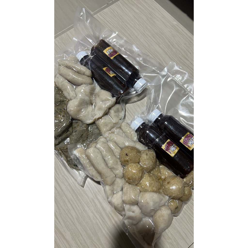 

pempek komplit isi 16 pcs