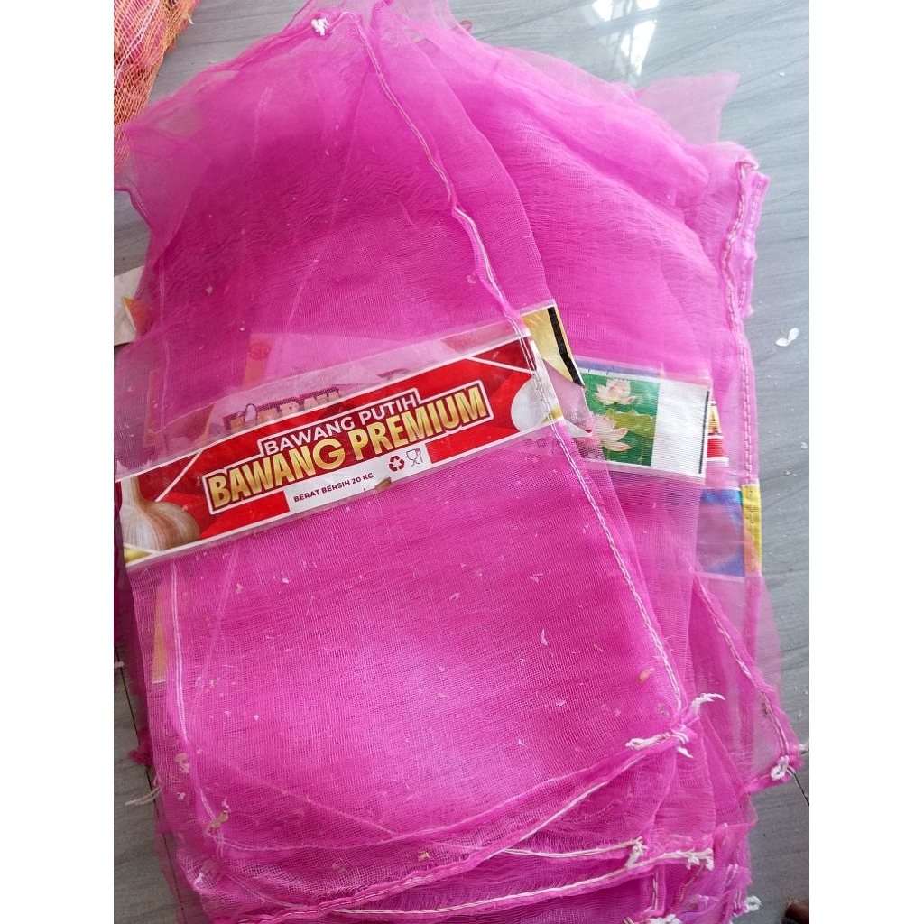 10 lembar karung bekas bawang putih