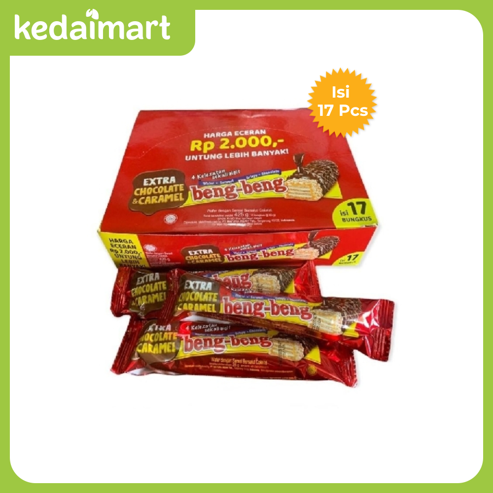

Beng Beng Wafer Chocolate Isi 17 x 25 Gram
