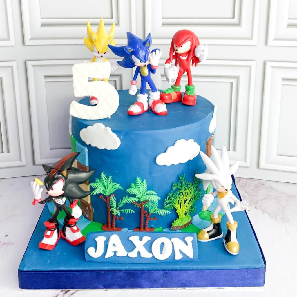 

Kue Ulang tahun/Birthday Cake/Kue Ultah tema Sonic/Sonic Cake/Kue Ultah Sonic