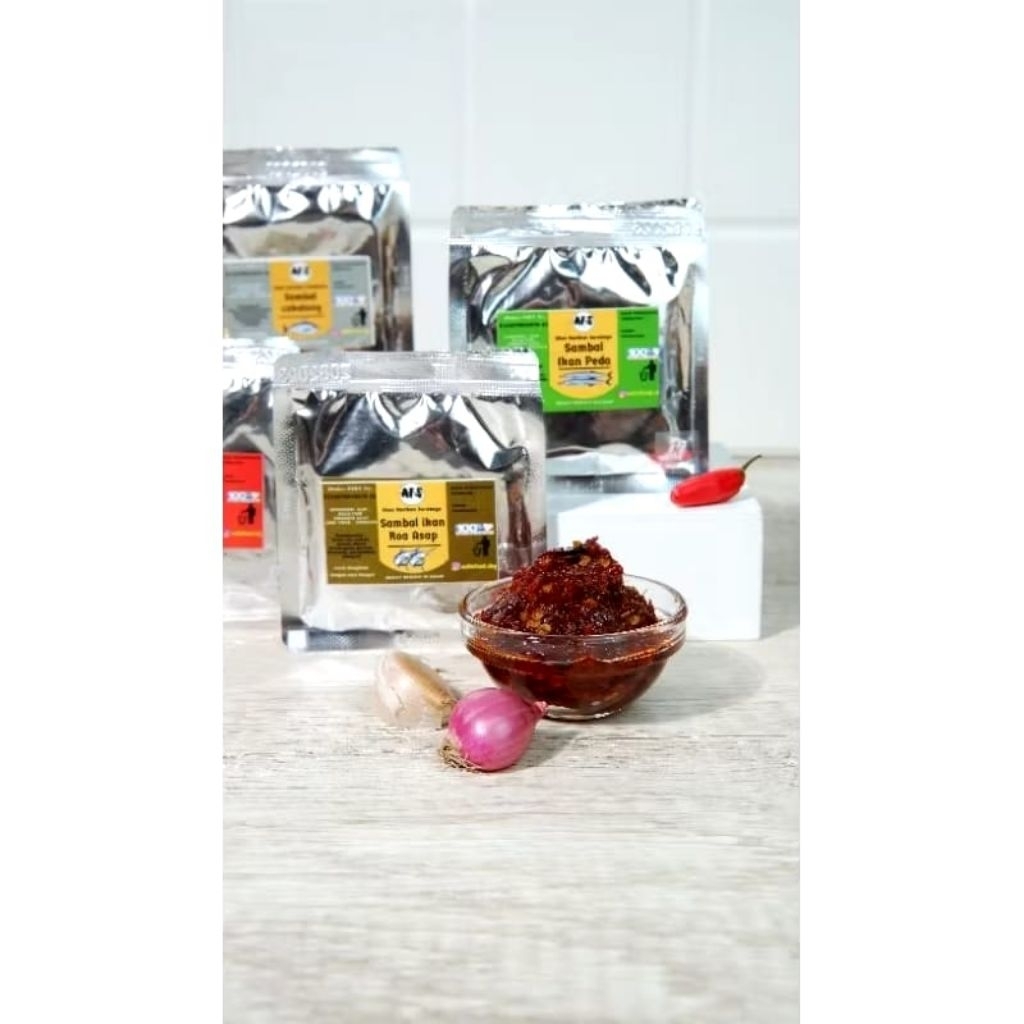 

Sambal Sachet 20gr, Sambal Baby Cumi, Sambal Roa, Paru, Udang, Sambal Teri Medan, Sambal