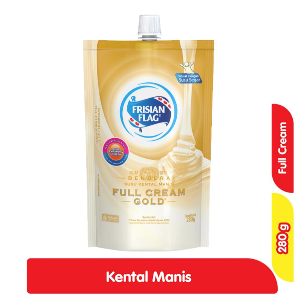 

Frisian Flag Krimer Kental Manis Full Cream Gold Pouch 280 g